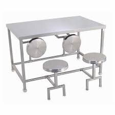 Canteen table, 4-seat