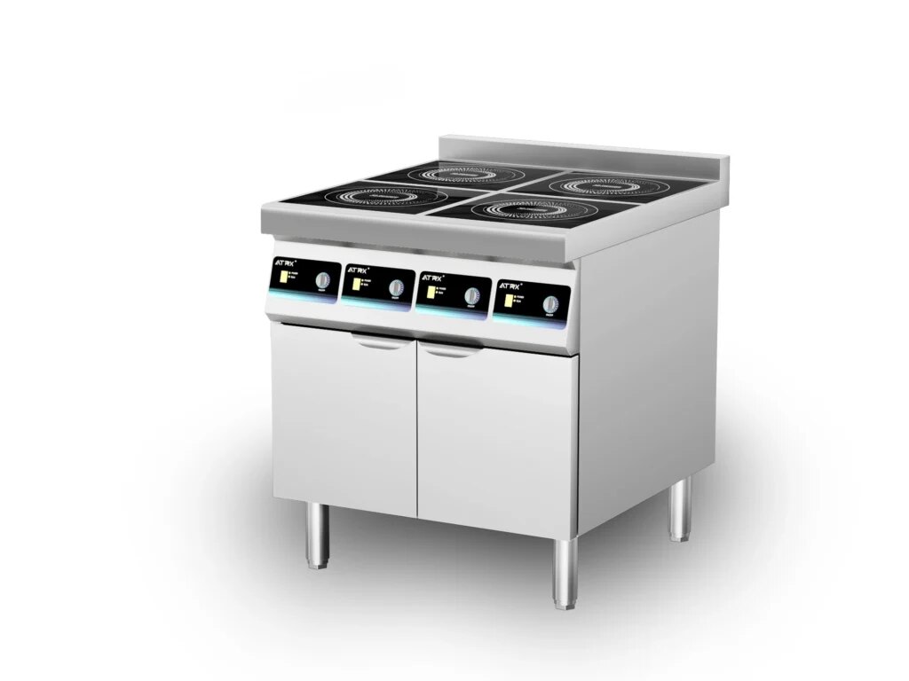 Induction range, floor model