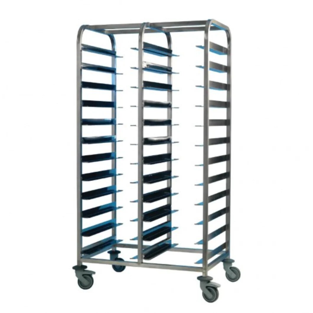Tray-clearing trolley